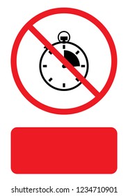 An Illustrated Icon Isolated on a Background - Stopwatch Quarter Complete