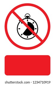 An Illustrated Icon Isolated on a Background - Stopwatch 5 Eighths Complete