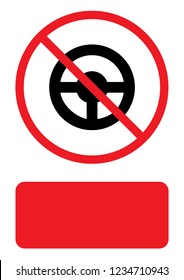 An Illustrated Icon Isolated on a Background - Steering Wheel