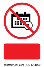 An Illustrated Icon Isolated on a Background - Square Calendar Share