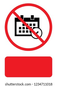 An Illustrated Icon Isolated on a Background - Square Calendar Edit