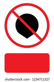 An Illustrated Icon Isolated on a Background - Short Map Pointer