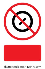 An Illustrated Icon Isolated on a Background - Round Cross