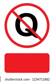 An Illustrated Icon Isolated on a Background - Q
