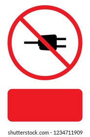 An Illustrated Icon Isolated on a Background - Plug