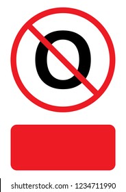 An Illustrated Icon Isolated on a Background - O