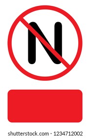 An Illustrated Icon Isolated on a Background - N