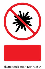 An Illustrated Icon Isolated on a Background - Explosion Thick