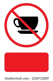 An Illustrated Icon Isolated on a Background - Cup and Saucer
