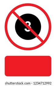 An Illustrated Icon Isolated on a Background - Circle 3 Filled