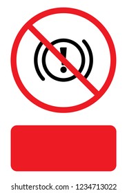 An Illustrated Icon Isolated on a Background - Brake System Light