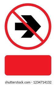 An Illustrated Icon Isolated on a Background - Arrow Right
