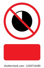 An Illustrated Icon Isolated on a Background - 87 Percent Pie Chart