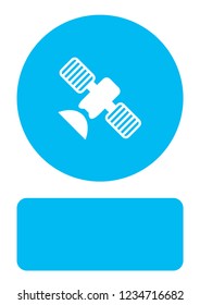 An Illustrated Icon Isolated on a Background - Satellite