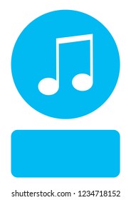 An Illustrated Icon Isolated on a Background - Quavers
