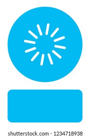 An Illustrated Icon Isolated on a Background - Line Loading