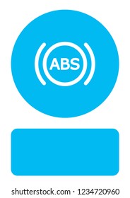 An Illustrated Icon Isolated on a Background - ABS Light