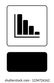 An Illustrated Icon Isolated on a Background - Vertical Chart