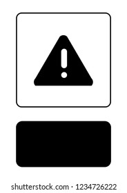An Illustrated Icon Isolated on a Background - Triangle Information