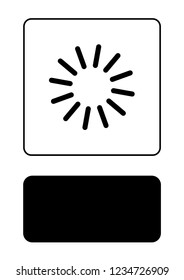 An Illustrated Icon Isolated on a Background - Line Loading