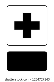 An Illustrated Icon Isolated on a Background - Plus