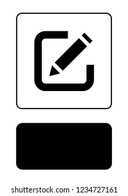 An Illustrated Icon Isolated on a Background - Pen