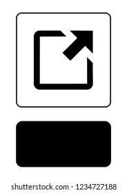 An Illustrated Icon Isolated on a Background - Outgoing