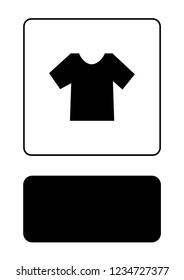 An Illustrated Icon Isolated on a Background - Mens T Shirt