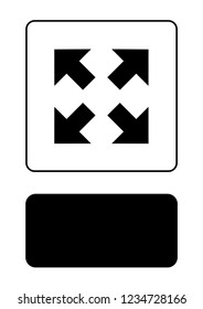 An Illustrated Icon Isolated on a Background - Enlarge