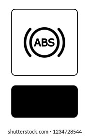 An Illustrated Icon Isolated on a Background - ABS Light