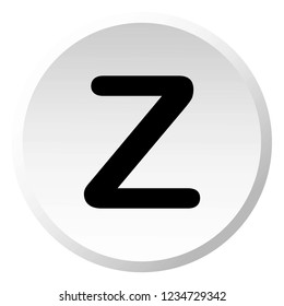 An Illustrated Icon Isolated on a Background - Z