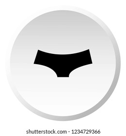 An Illustrated Icon Isolated on a Background - Womens Briefs