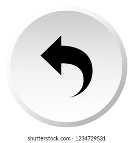 An Illustrated Icon Isolated on a Background - Undo