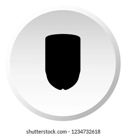 An Illustrated Icon Isolated on a Background - Thin Shield