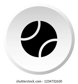 An Illustrated Icon Isolated on a Background - Tennis Ball
