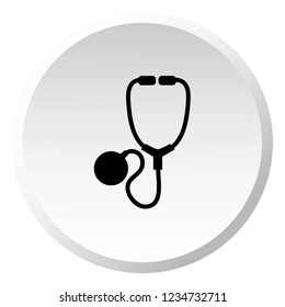 An Illustrated Icon Isolated on a Background - Stethoscope