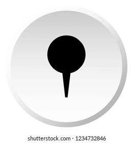 An Illustrated Icon Isolated on a Background - Small Map Pointer