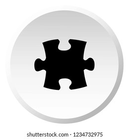 An Illustrated Icon Isolated on a Background - Puzzle Piece
