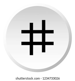 An Illustrated Icon Isolated on a Background - Sharp