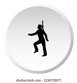 An Illustrated Icon Isolated on a Background - Safety Harness