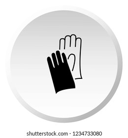 An Illustrated Icon Isolated on a Background - Safety Gloves