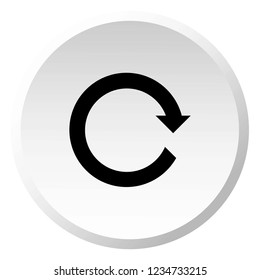 An Illustrated Icon Isolated on a Background - Refresh Forward