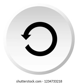 An Illustrated Icon Isolated on a Background - Refresh Back