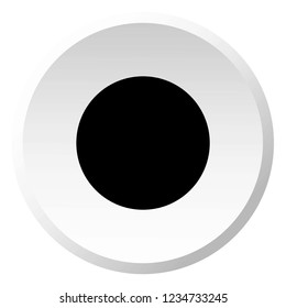 An Illustrated Icon Isolated on a Background - Record