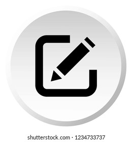 An Illustrated Icon Isolated on a Background - Pen