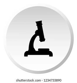 An Illustrated Icon Isolated on a Background - Microscope