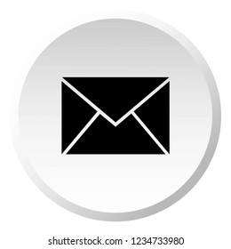 An Illustrated Icon Isolated on a Background - Mail Unread