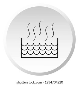 An Illustrated Icon Isolated on a Background - Hot Liquid