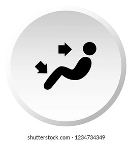 An Illustrated Icon Isolated on a Background - Foot well and Face Fans
