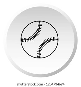 An Illustrated Icon Isolated on a Background - Baseball